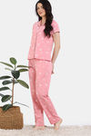Zivame Woven Pyjama Set - Pink Icing — thumbnail 3